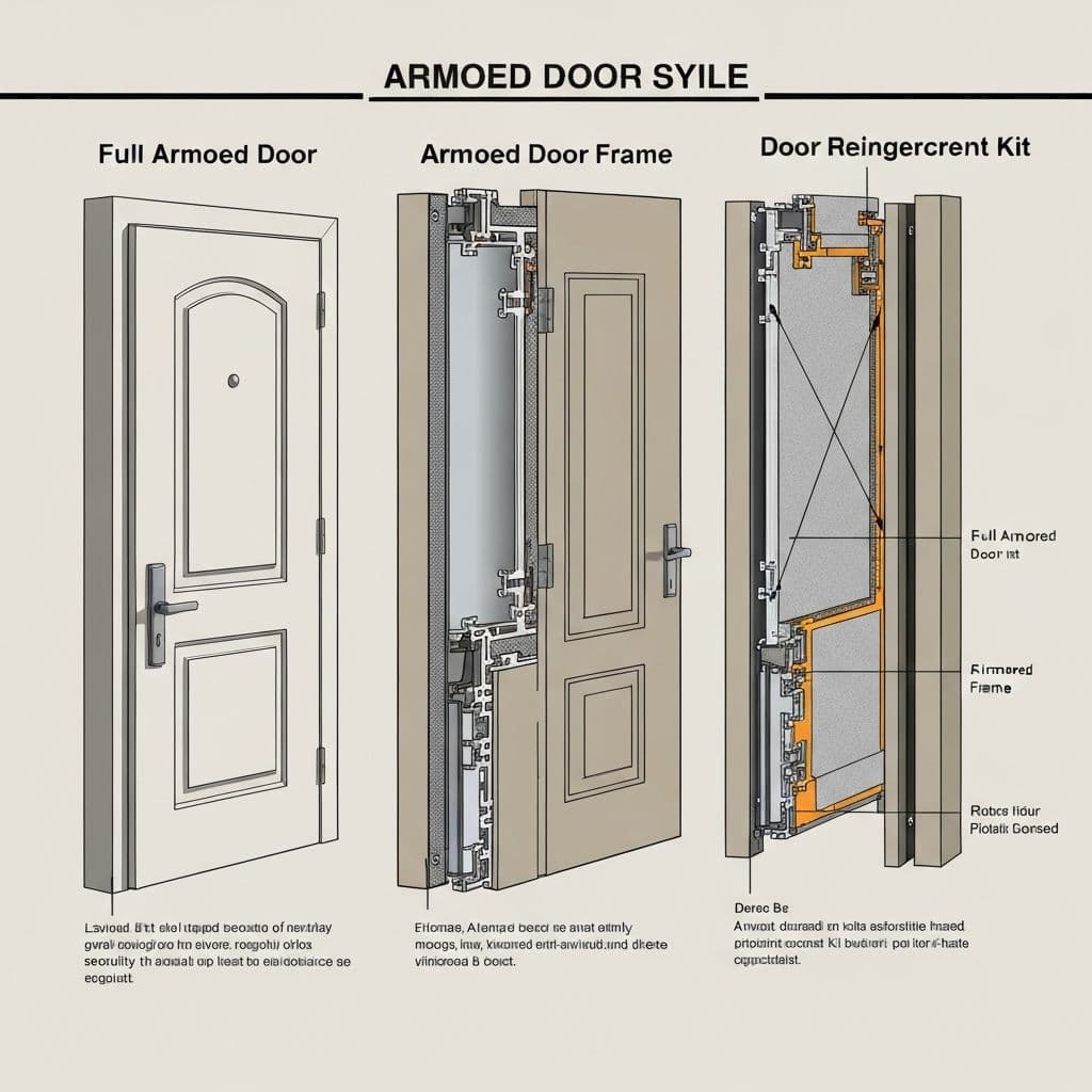 Porte blindee, bloc porte blinde, blindage de porte : quelles differences ?