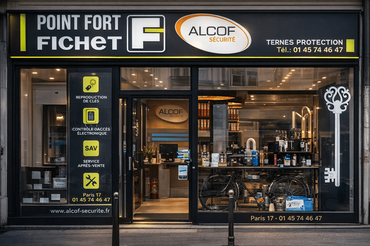 Agence Alcof Sécurité Paris 17ème