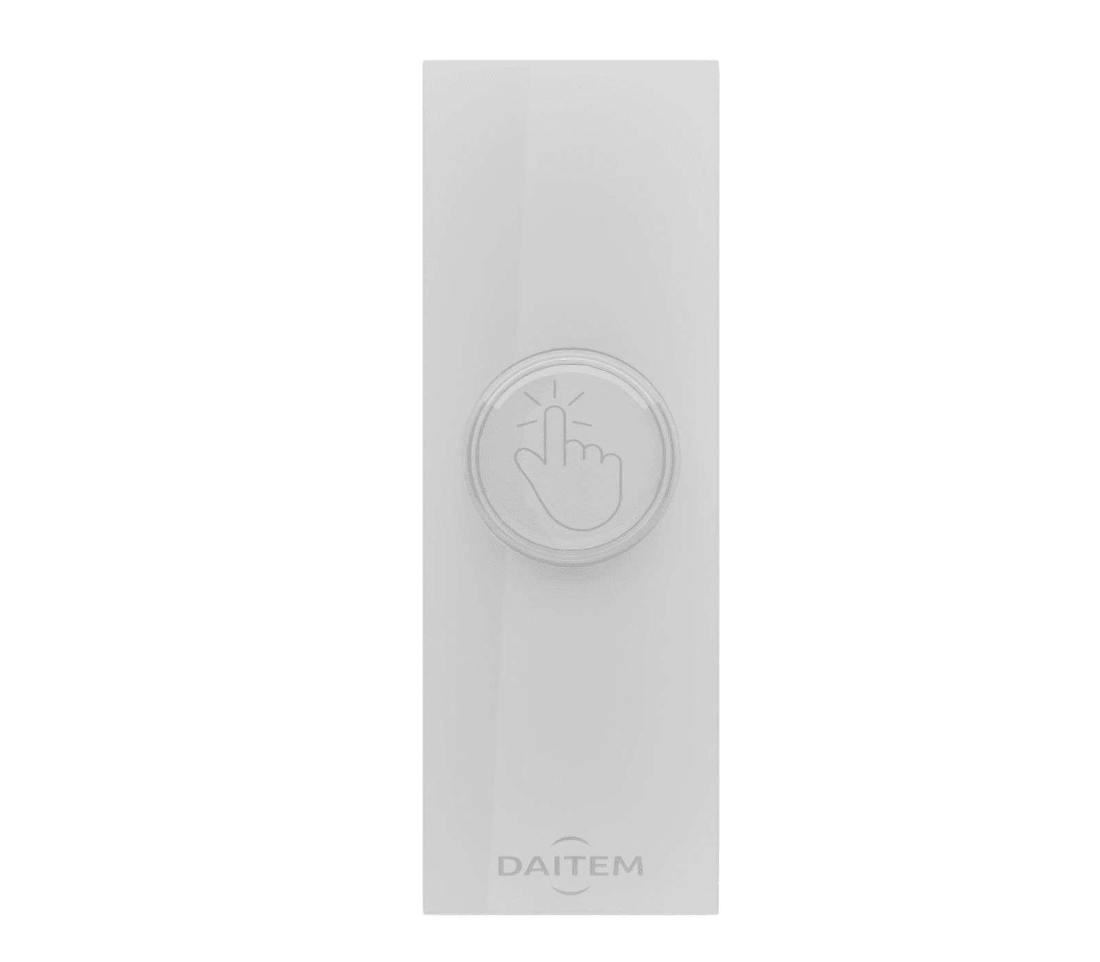 Bouton d'appel/alerte Blanc