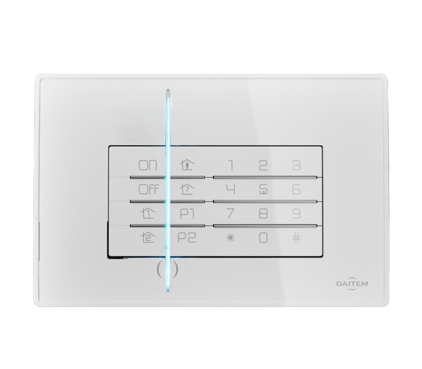 Clavier de commande à retour d'information - vue 1